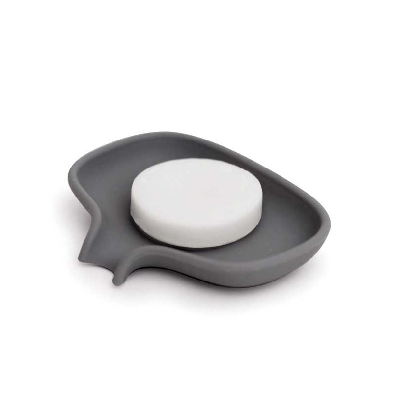 Silicone Soap Saver Dish Graphite gray실리콘 솝 세이버 디시