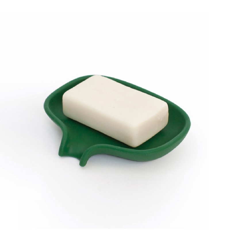 Silicone Soap Saver Dish Dark green 실리콘 솝 세이버 디시
