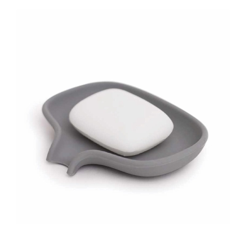 Silicone Soap Saver Dish Stone gray실리콘 솝 세이버 디시