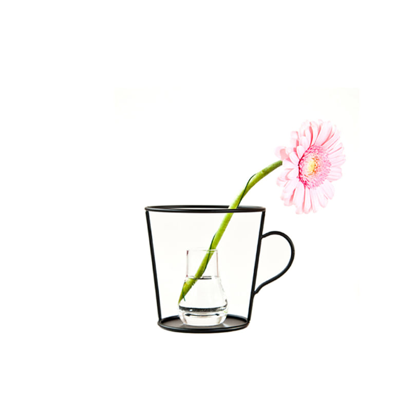 Thin Black Vase Cup씬 블랙 베이스 컵