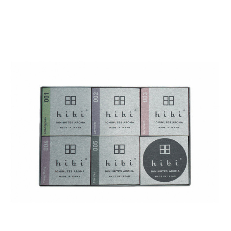 Hibi 10minutes Aroma Gift Box 5fragrances히비 텐미닛 아로마 기프트 박스