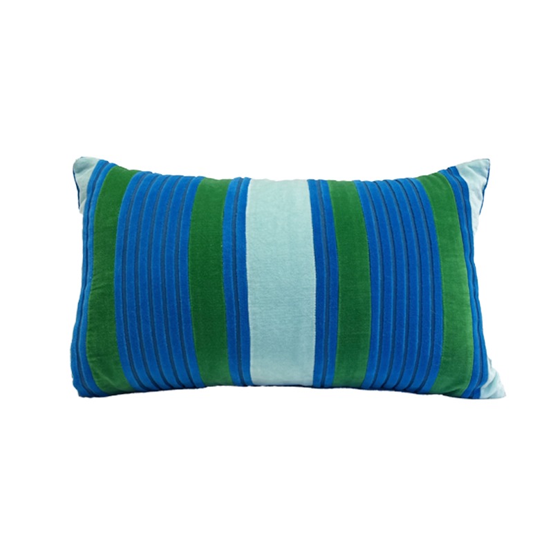 Cushion Cover 3D stripe 3050 blues쿠션 커버 쓰리디 스트라이프 블루스