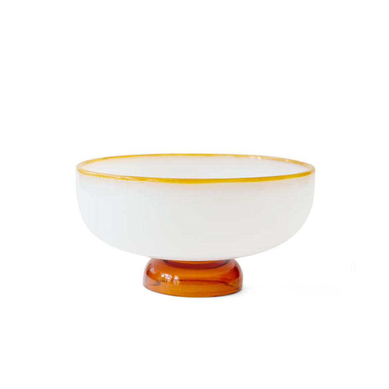 Snow bowl white x amber rim 스노우 보울